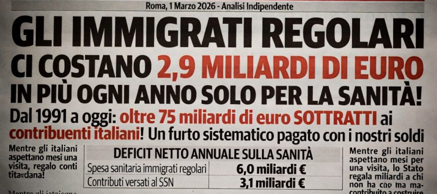Sanità: 75 miliardi per curare gli immigrati in Italia
