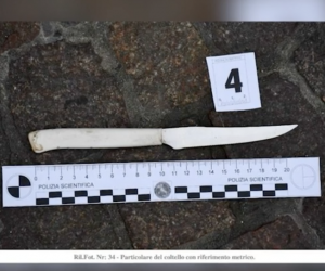 Secondo Ilaria Cucchi poliziotto doveva farsi piantare questo coltello nel collo?