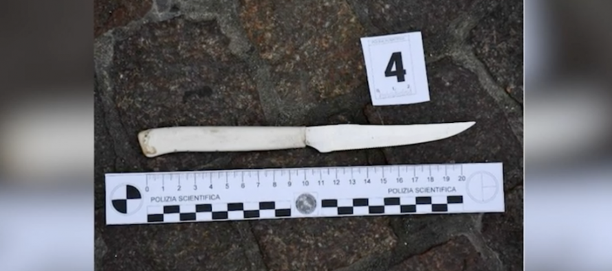 Secondo Ilaria Cucchi poliziotto doveva farsi piantare questo coltello nel collo?