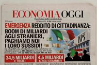 REDDITO DI CITTADINANZA A STRANIERI COSTATO 5 MILIARDI