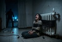 Legata al termosifone come un animale dal compagno marocchino