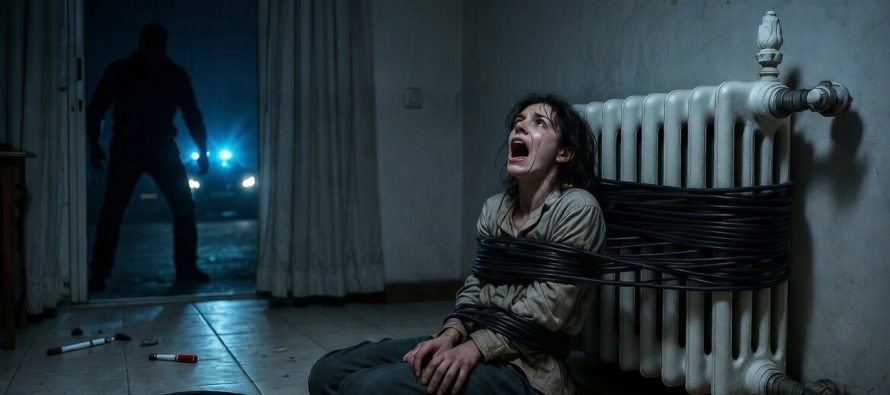 Legata al termosifone come un animale dal compagno marocchino