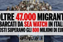 I clandestini di Rackete costatati all’Italia 1 miliardo e ora dobbiamo risarcirli noi