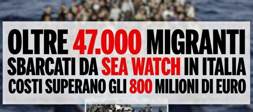 I clandestini di Rackete costatati all’Italia 1 miliardo e ora dobbiamo risarcirli noi