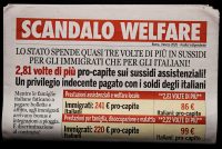 LO STATO SPENDE TRE VOLTE DI PIÙ IN SUSSIDI PER GLI IMMIGRATI CHE PER GLI ITALIANI