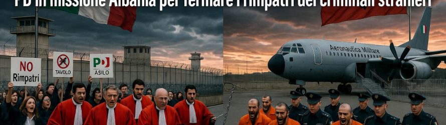 Mai così tanti migranti trasferiti in Albania, blitz del PD per riportarli in Italia