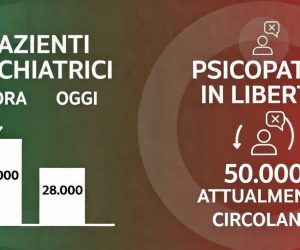 Urgente abrogare Basaglia e riaprire i manicomi: 50mila pazzi (tanti stranieri) in libertà