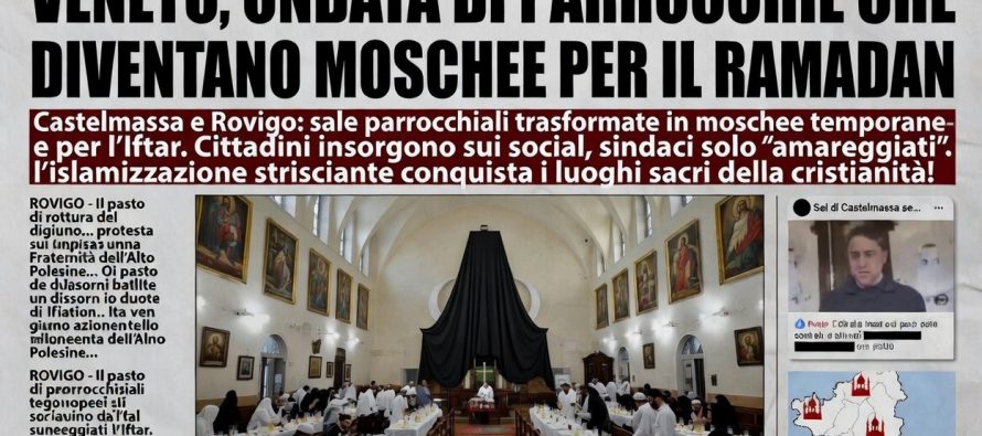 Veneto, ondata di parrocchie che diventano moschee per il ramadan