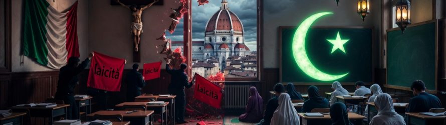 Scuole piene di musulmani: crocifissi rimossi e aule che diventano moschee