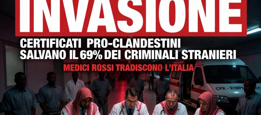Certificati falsi dei medici rossi salvano il 70 per cento dei clandestini violenti