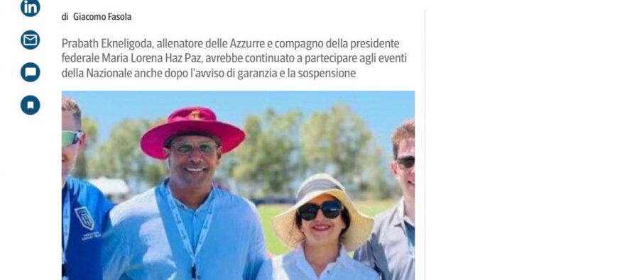 Cricket, Federazione multietnica commissariata dal Coni dopo gli stupri