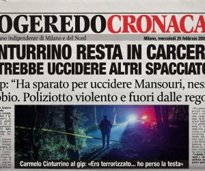 Rogoredo, poliziotto resta in carcere: potrebbe uccidere altri spacciatori