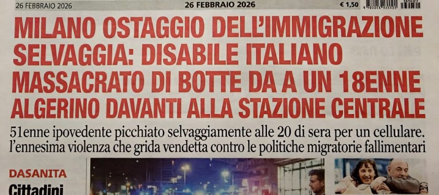Disabile pestato dal solito maranza a Milano