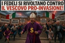 RIVOLTA FEDELI CONTRO VESCOVO PRO-INVASIONE: “Chiesa fa sempre più schifo”