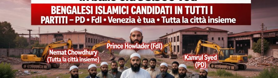 Fratelli d’Italia candida il leader degli islamici a Mestre: “Costruirò una grande moschea”
