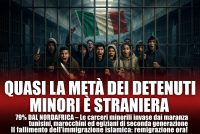 Carceri minorili piene di stranieri: il 79% arriva dal Nordafrica!