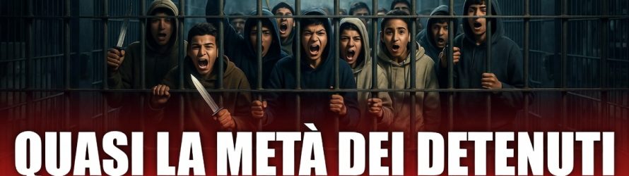Carceri minorili piene di stranieri: il 79% arriva dal Nordafrica!