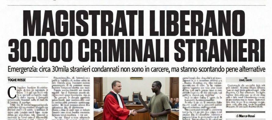 Magistrati liberano 30mila stranieri condannati