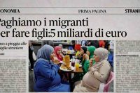 Paghiamo i migranti per fare figli: 5 miliardi di euro