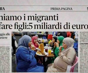 Paghiamo i migranti per fare figli: 5 miliardi di euro