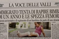TENTA DI RAPIRE BIMBA DI UN ANNO E LE SPEZZA IL FEMORE