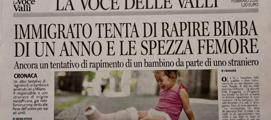 TENTA DI RAPIRE BIMBA DI UN ANNO E LE SPEZZA IL FEMORE