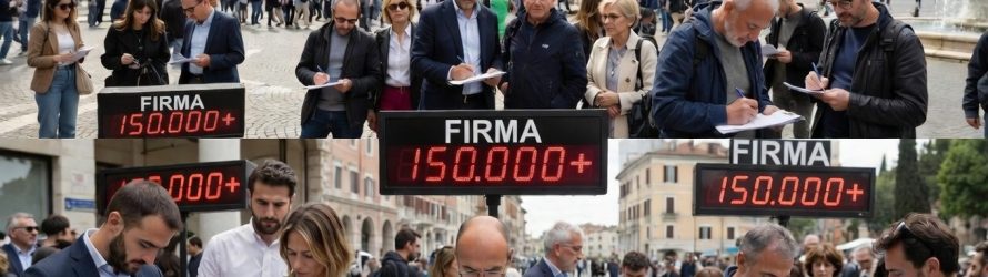 IL POPOLO VUOLE LA REMIGRAZIONE: VICINA QUOTA 150.000 MILA FIRME!