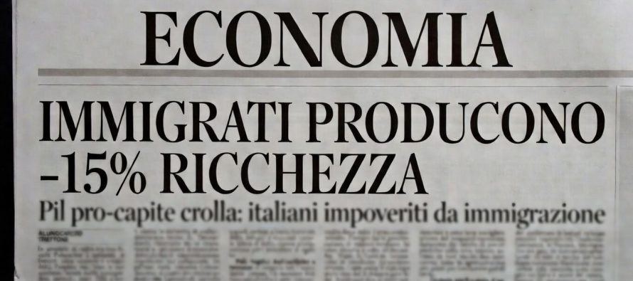Italiani più poveri: immigrati abbassano PIL pro-capite