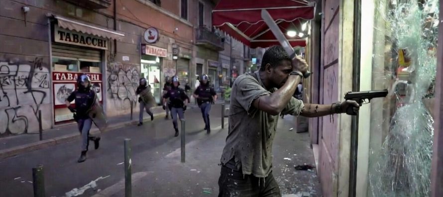 Armato fino ai Denti Semina il Panico al Prenestino