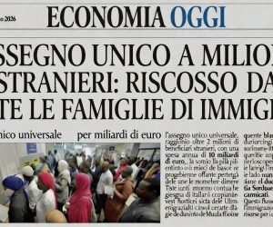 Assegno Unico a tutte le famiglia di immigrati: li paghiamo per vivere in Italia