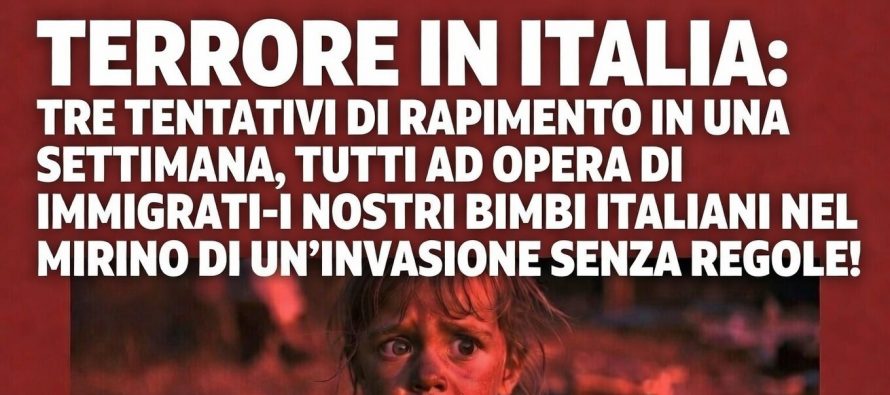 Tre casi in pochi giorni: sono loro che rapiscono i bambini