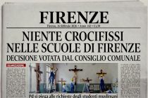 NIENTE CROCIFISSI NELLE SCUOLE DI FIRENZE: L’HA DECISO IL PD