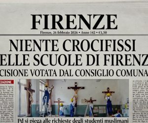NIENTE CROCIFISSI NELLE SCUOLE DI FIRENZE: L’HA DECISO IL PD