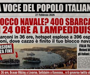 Blocco navale: 600 sbarcati in 24 ore tra Lampedusa e Livorno