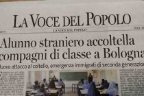 Alunno straniero delle medie attacca i compagni con un coltello