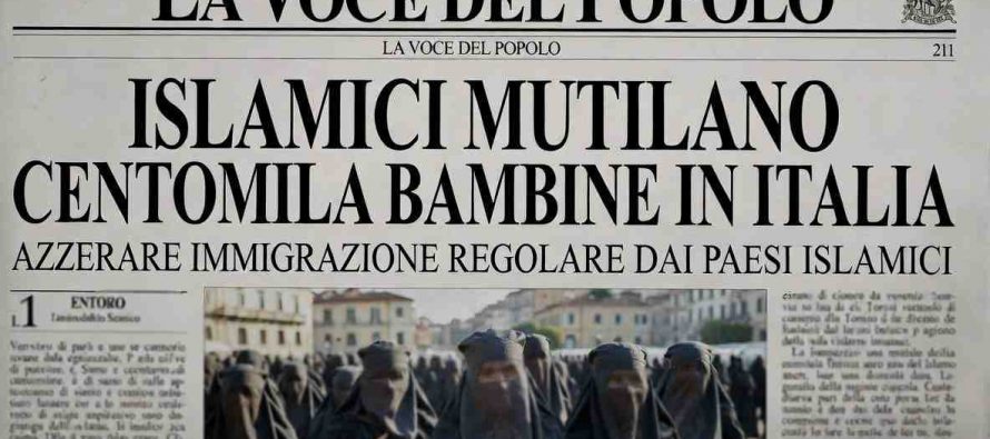 INTEGRAZIONE: CENTOMILA BAMBINE MUTILATE IN ITALIA