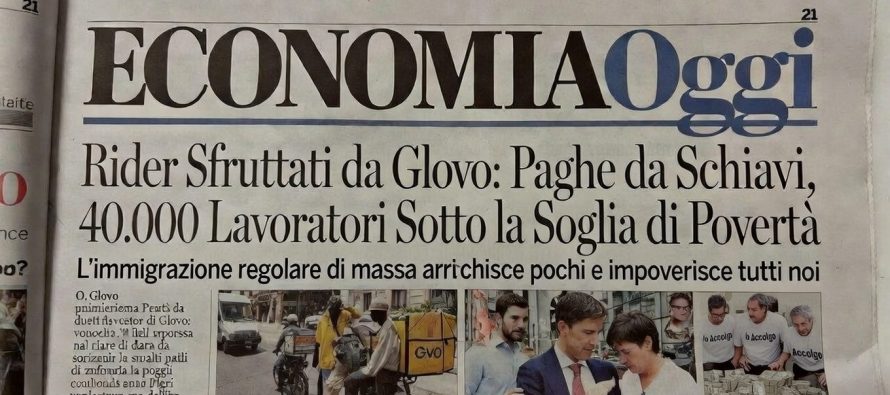 ‘Rider sfruttati’, controllo giudiziario per Glovo: 2 euro a consegna