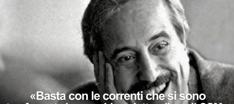 Nordio e il “sistema para-mafioso al Csm”: anche Falcone era contro le correnti al CSM