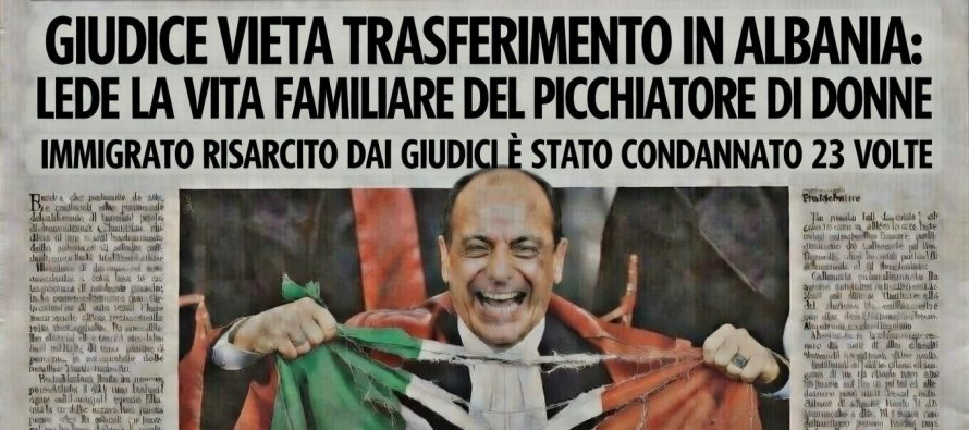 TOGA VIETA TRASFERIMENTO IN ALBANIA: “LEDE VITA FAMILIARE” DEL PICCHIATORE DI DONNE CONDANNATO 23 VOLTE
