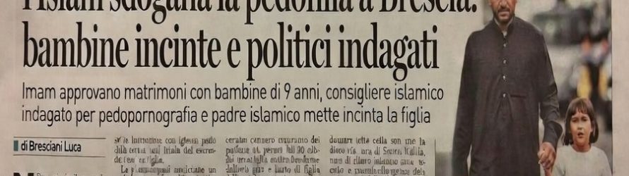 Un Islam sdogana la pedofilia a Brescia: bambine incinte, imam e consiglieri indagati