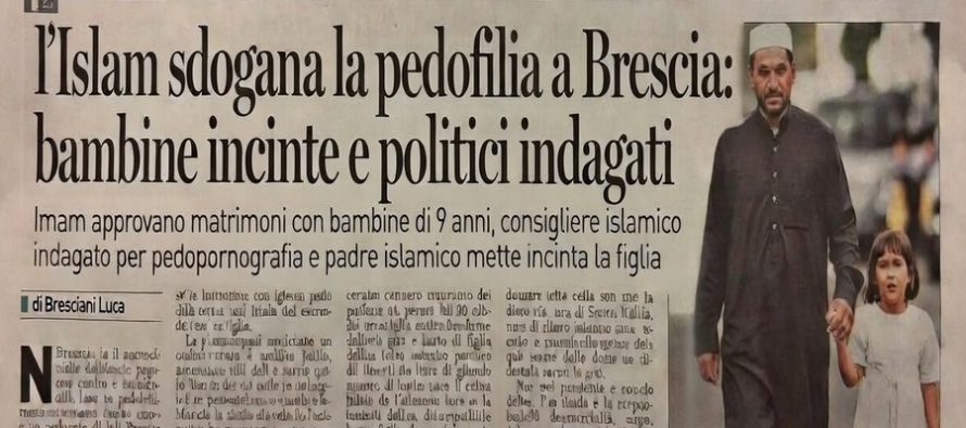 Un Islam sdogana la pedofilia a Brescia: bambine incinte, imam e consiglieri indagati