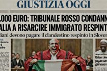 Toghe rosse: Italia deve pagare 18mila euro al clandestino respinto