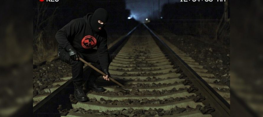 ESTREMISTA DI SINISTRA ARRESTATO MENTRE SABOTA I BINARI A BOLOGNA