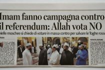 Imam fanno campagna contro il referendum: Allah vota NO
