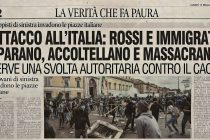 ATTACCO ALL’ITALIA: ROSSI E IMMIGRATI SPARANO, ACCOLTELLANO E MASSACRANO