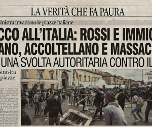 ATTACCO ALL’ITALIA: ROSSI E IMMIGRATI SPARANO, ACCOLTELLANO E MASSACRANO