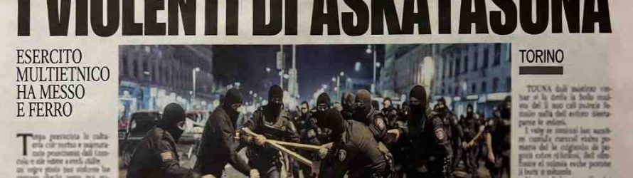 TURCHI E MAROCCHINI TRA I PICCHIATORI DEI POLIZIOTTI