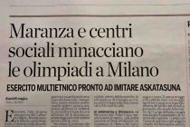 Maranza e centri sociali minacciano le olimpiadi a Milano