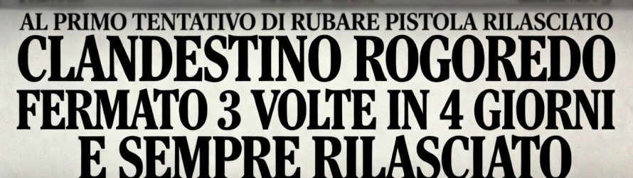 Clandestino Rogoredo aveva già rubato pistola ma era stato rilasciato 3 volte