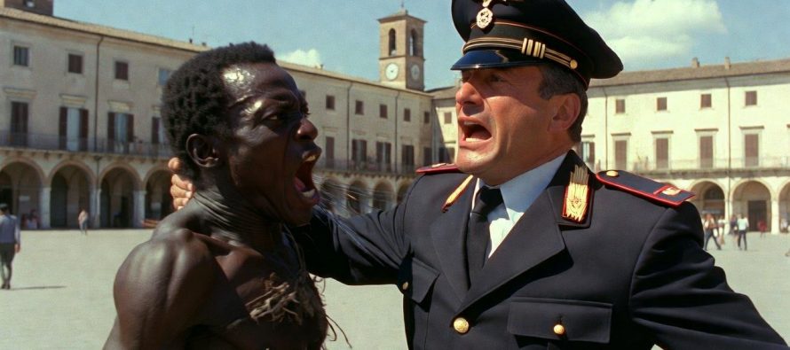 Morde al petto carabiniere durante controllo